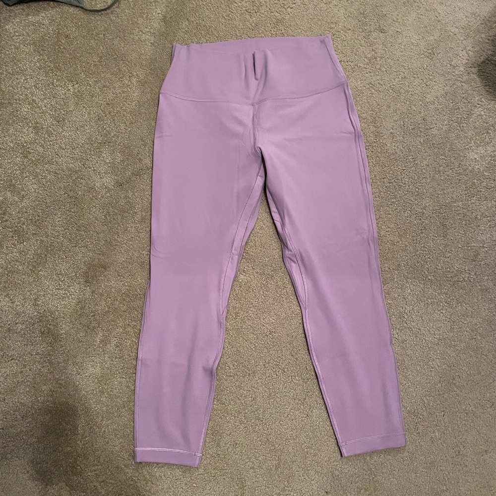 Lululemon - light purple align leggings double lined - 12